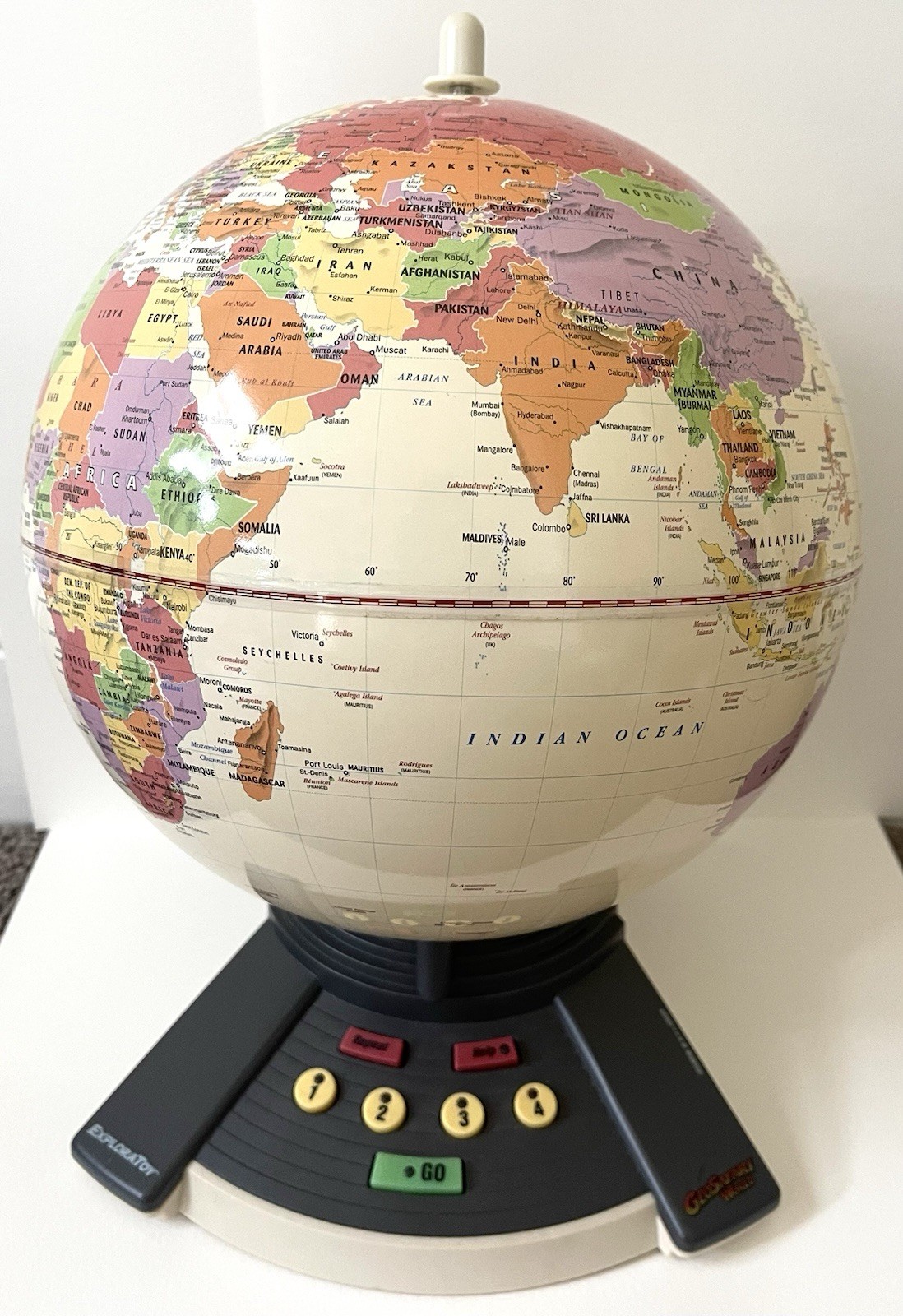 Geo Safari World Interactive Electronic Explorer Toy Geography Learning Toy