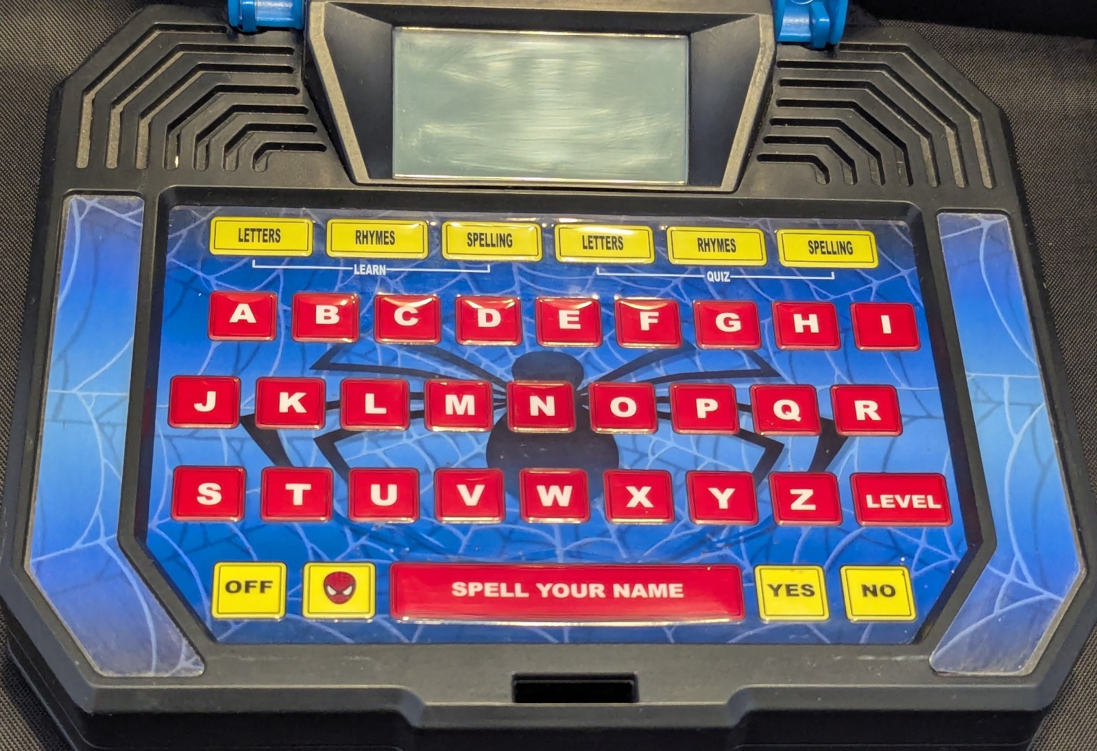SPIDER-MAN TOY MINI-LAPTOP. Gently-Used. Batteries NOT Included. FREE SHIPPING!