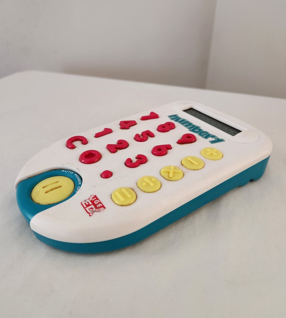 Tiger Electronics Tiger ED Number1 Number 1 Children’s Calculator 1995