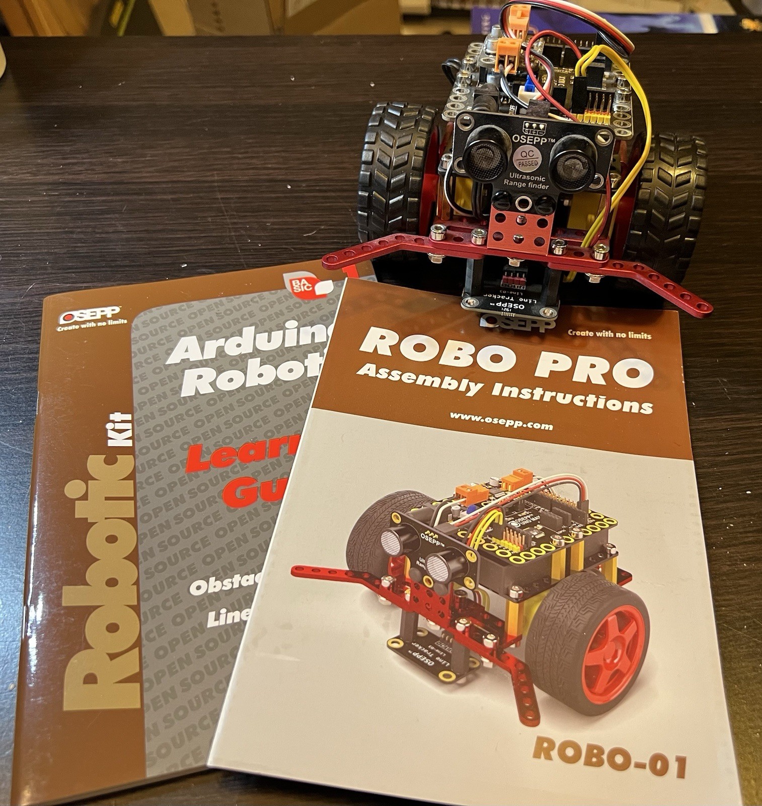 Robo Pro Robotic Kit OSEPP With Booklets Arduino Based Robot