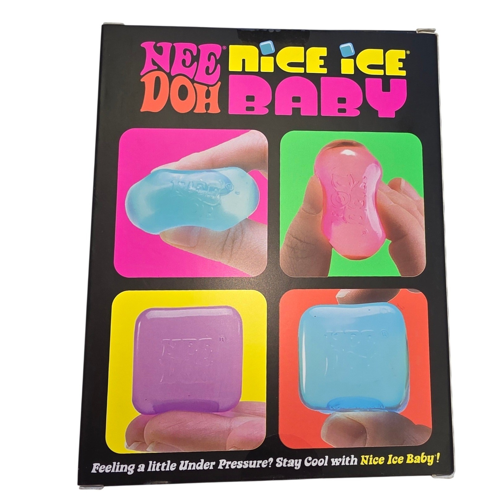 New NeeDoh Nice Ice Baby 4 Pack Sensory Fidget Stress Ball Toy