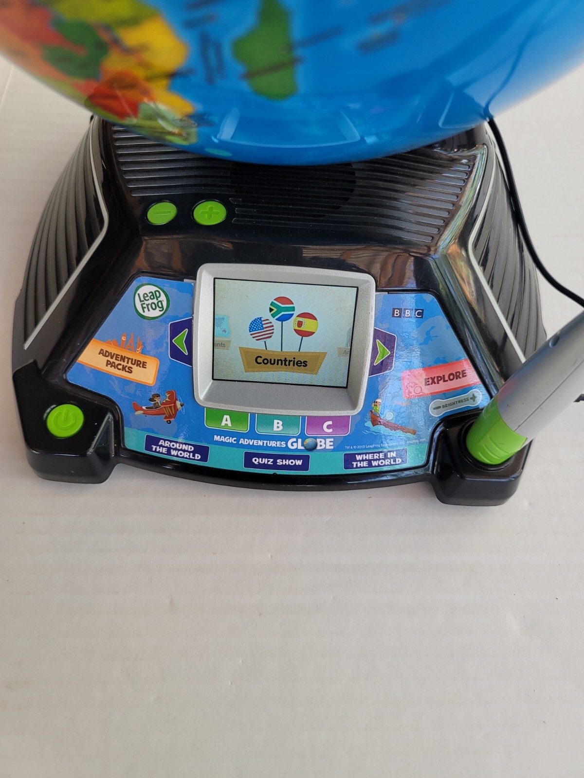 LeapFrog Magic Adventures Globe with Stylus, LCD Screen, Games & Videos