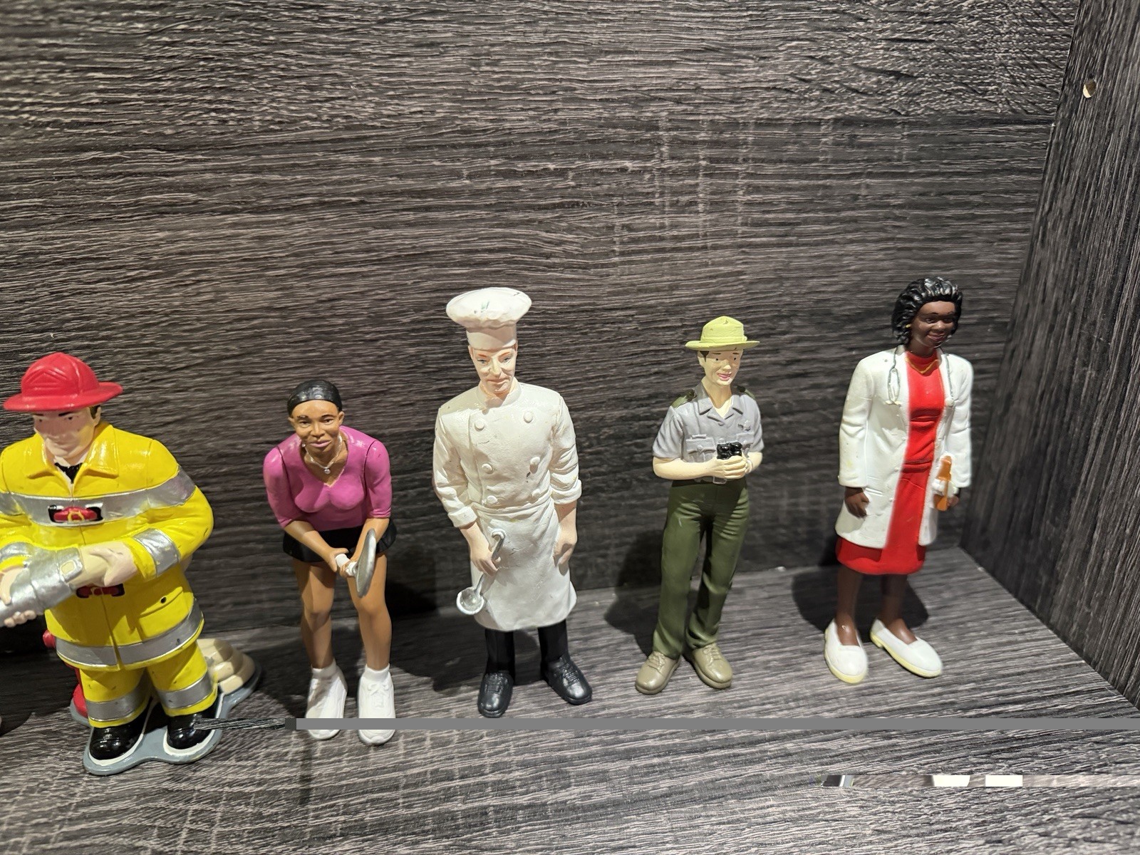 10 Lakeshore Career Helpers 5” Figures Educational. Police, Painter, Doctor, Etc