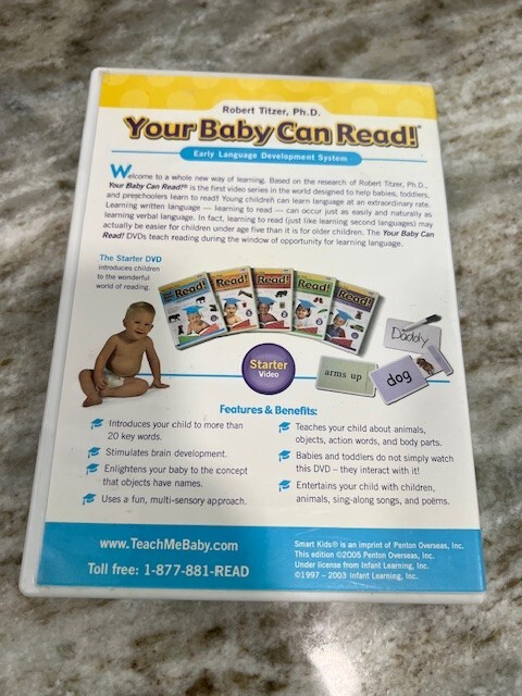 Your Baby Can Read Early Language Development DVD Ages 3 months – 5 years