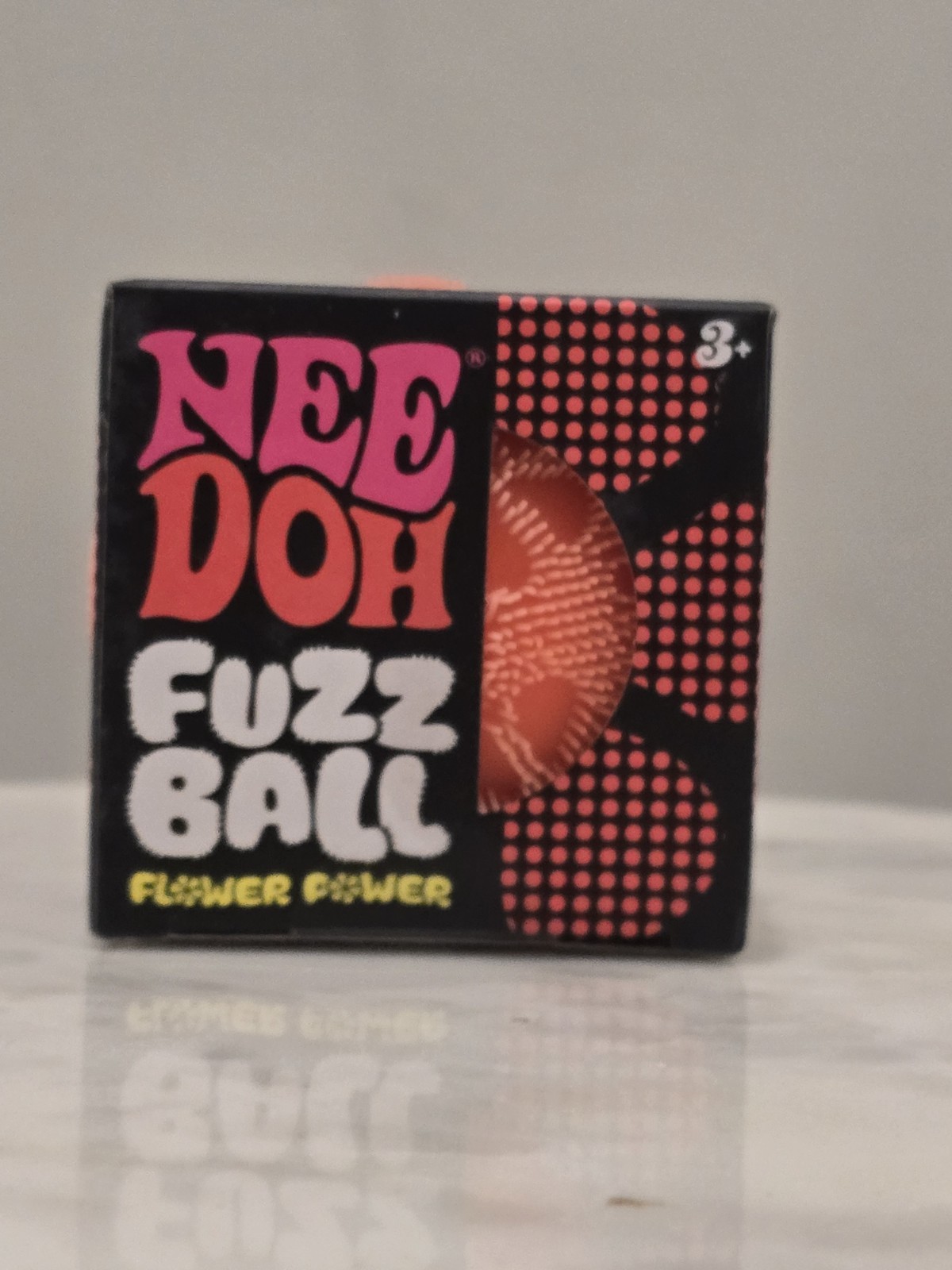NeeDoh Orange Fuzz Ball Flower Power Nee Doh Squishy New In Box QTY