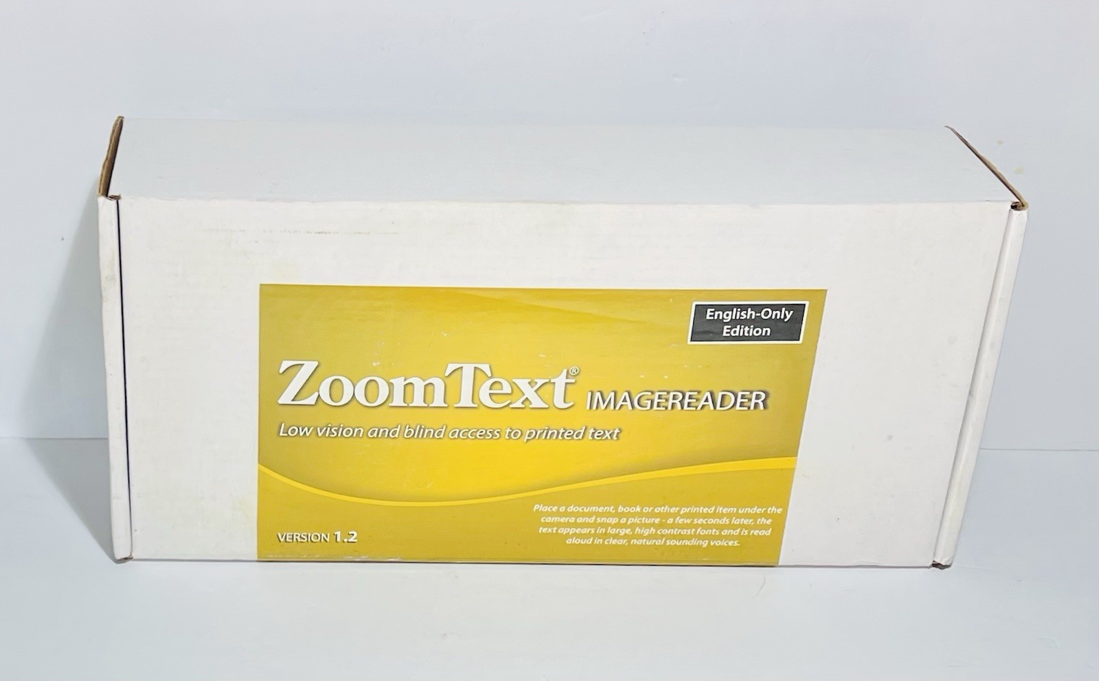 Ai Squared ZoomText Image Reader English Edition Single User Version 1.2 New