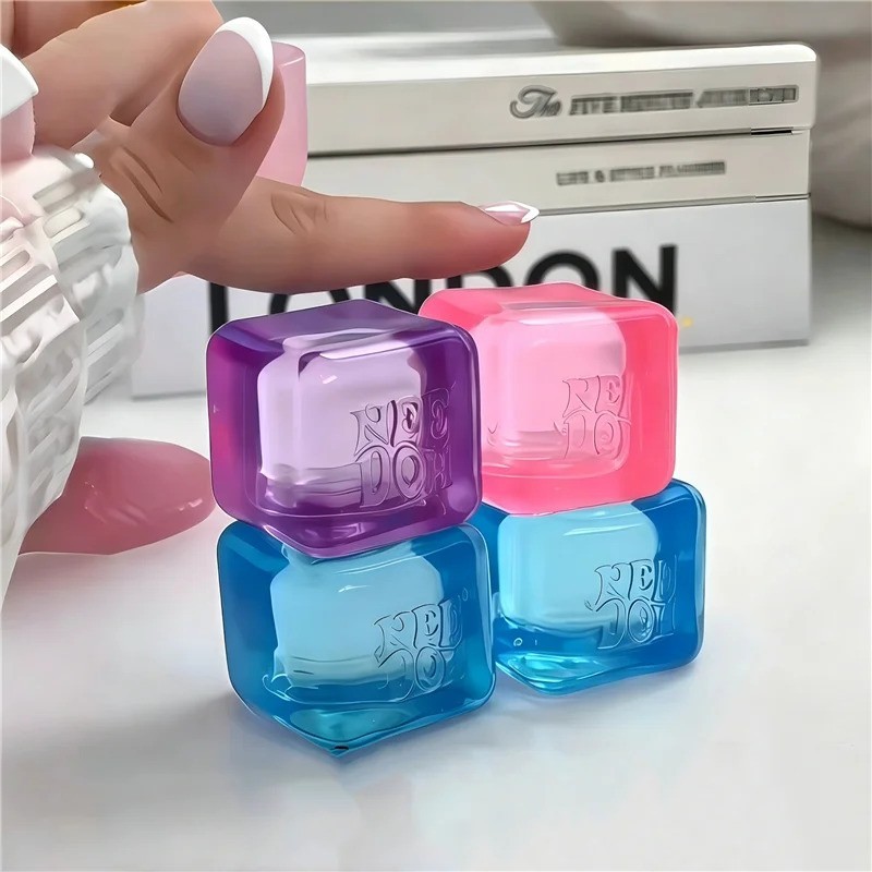 New NeeDoh Nice Ice Baby Sensory Squish Cube Super Solid Stress Toy 4 Cube Pack