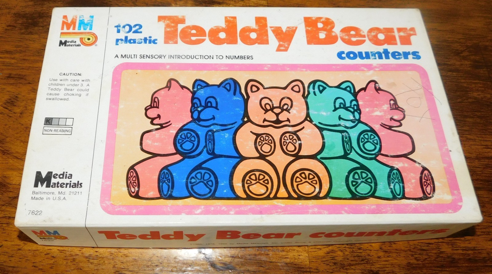 Media Materials 100+ Colorful Counting Teddy Bears Counters Numbers School