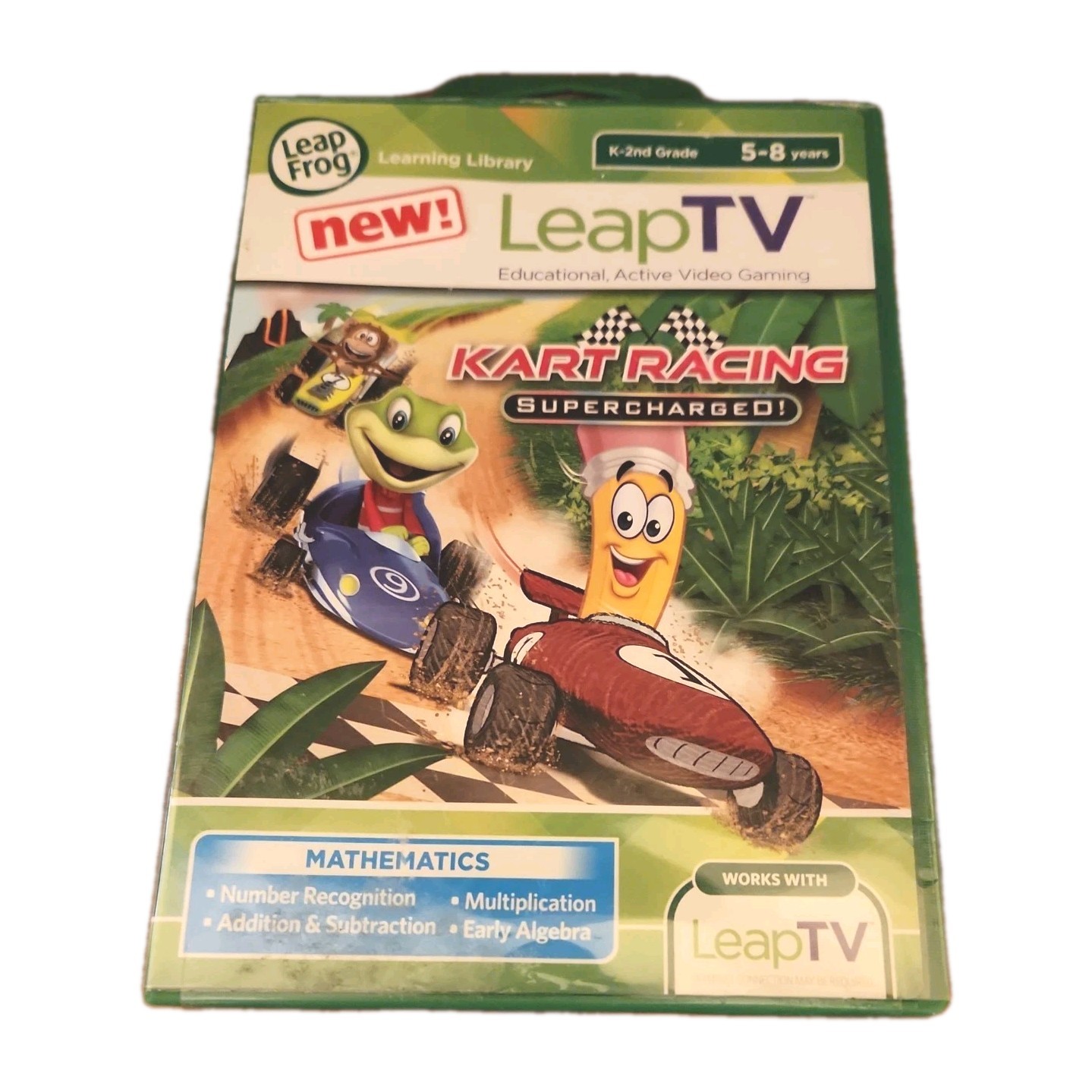 Leapfrog LeapTV Kart Racing Supercharged Educational Video Game – Brand New