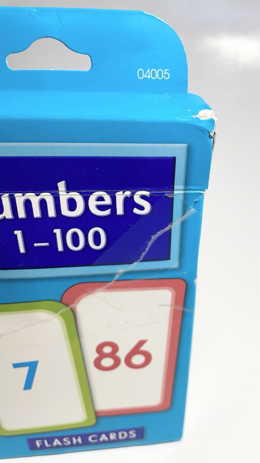 School Zone Numbers 1-100 50 Flash Cards Ages 4-Up