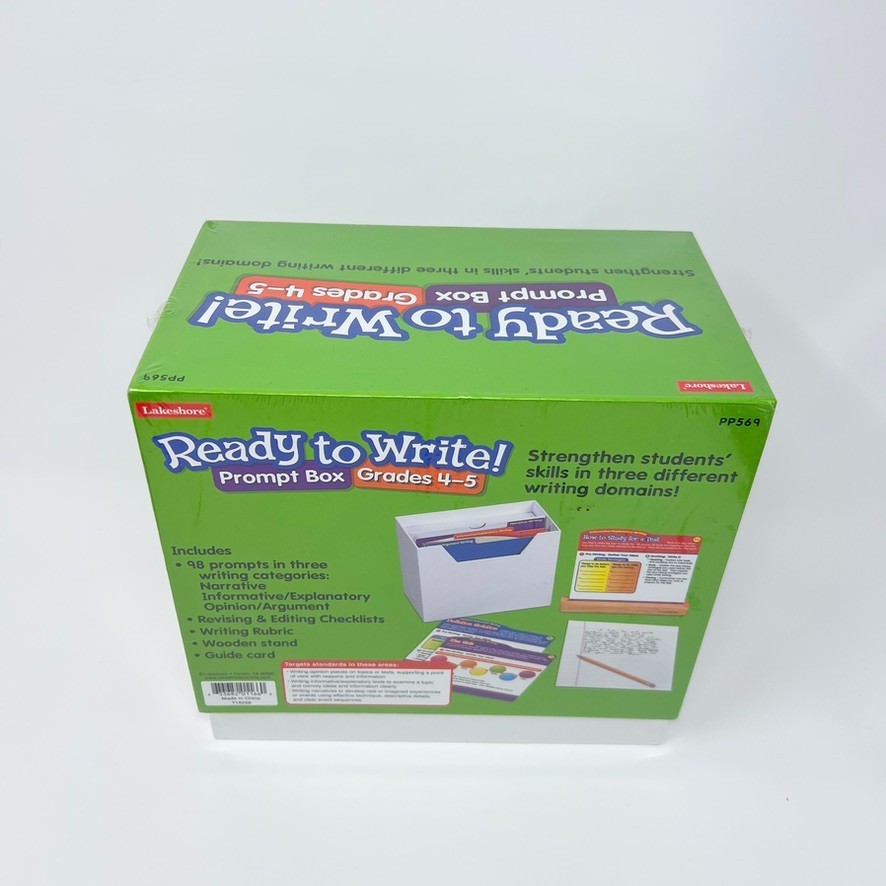 Lakeshore Ready to Write! Prompt Box Grades 4-5, Ages 8-11, PP569