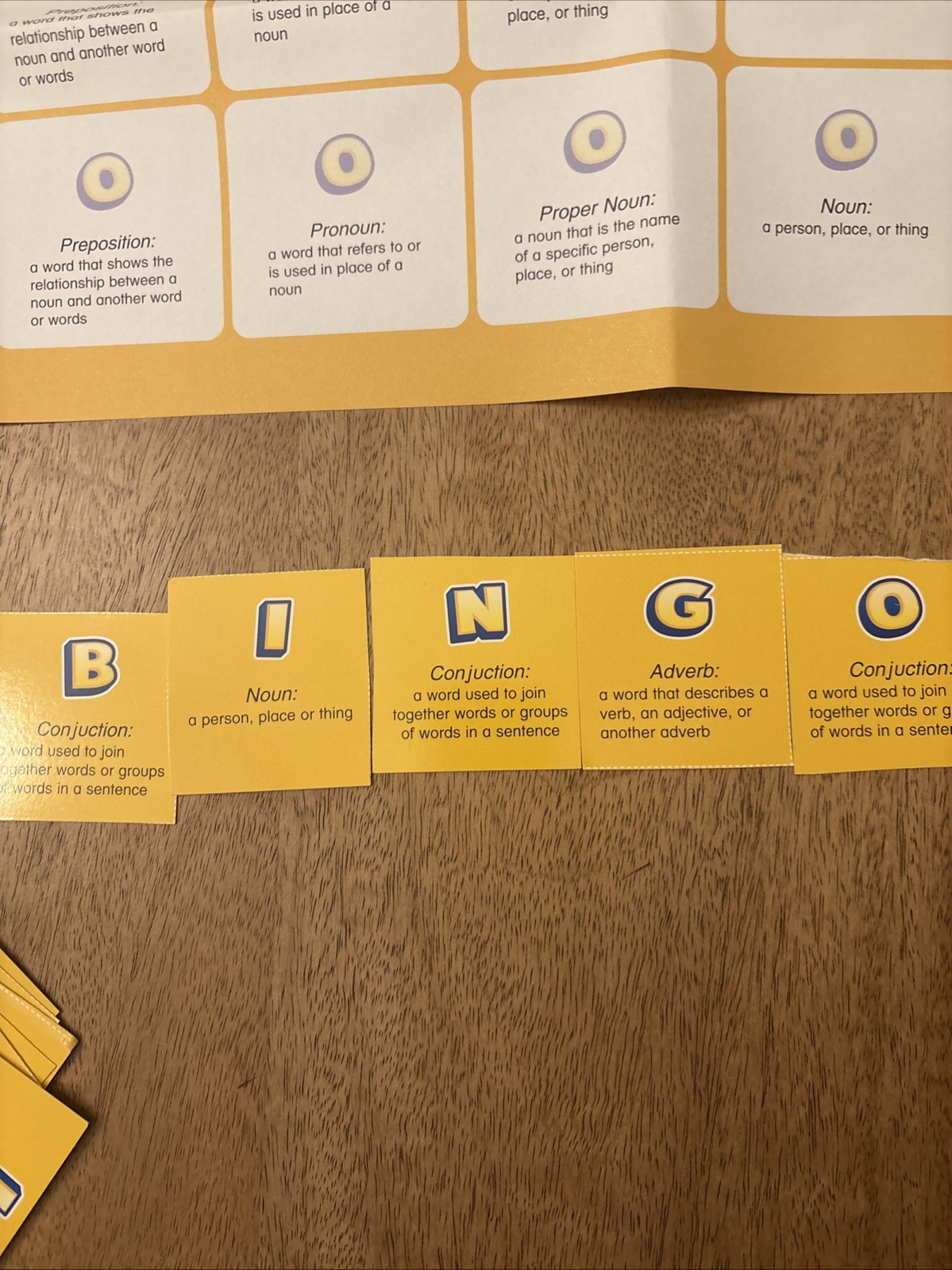 Lakeshore Parts Of Speech BINGO Learning Game Up to 36 Players Ages 8+