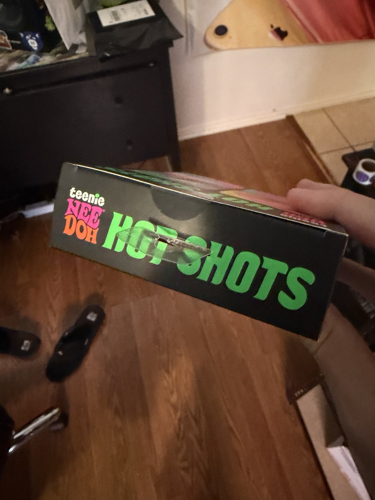 Brand New Teenie NeeDoh Hot Shots Assorted Ball Squish Toys 4 Pieces