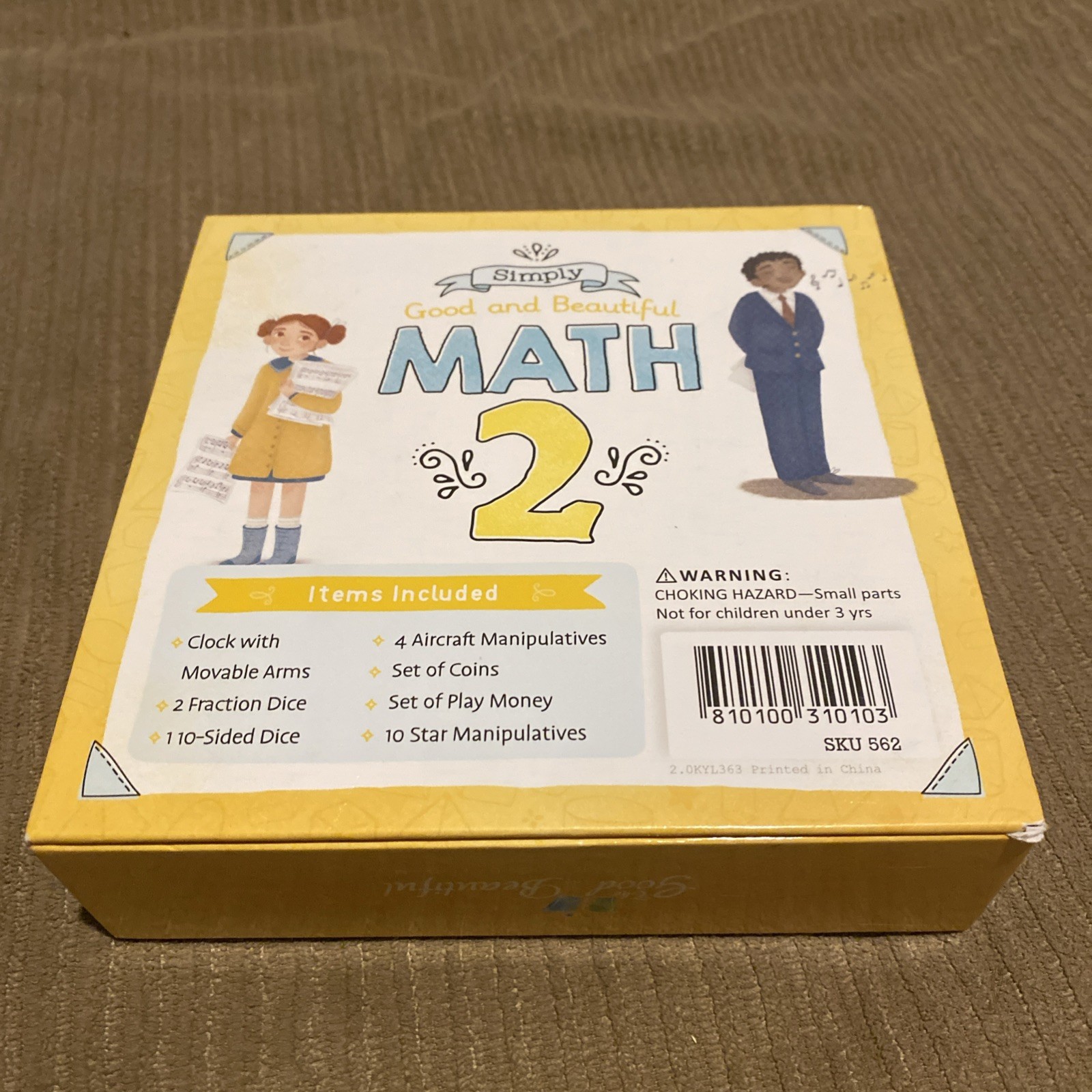 The Good and The Beautiful Math 2 Manipulatives Set Homeschool