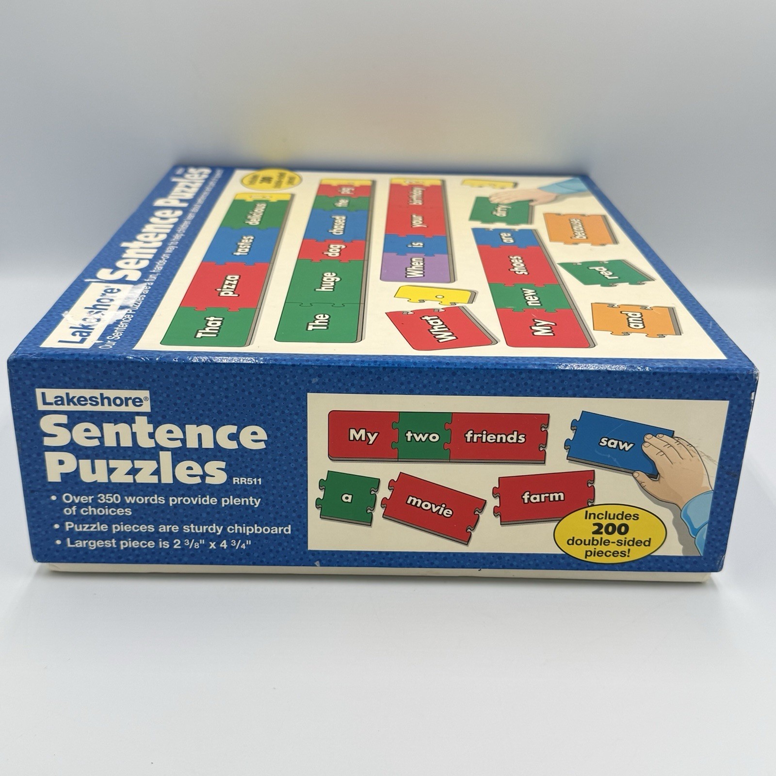 Vintage Lakeshore Learning Sentence Puzzles RR511 Grammar Parts Speech 200 pcs