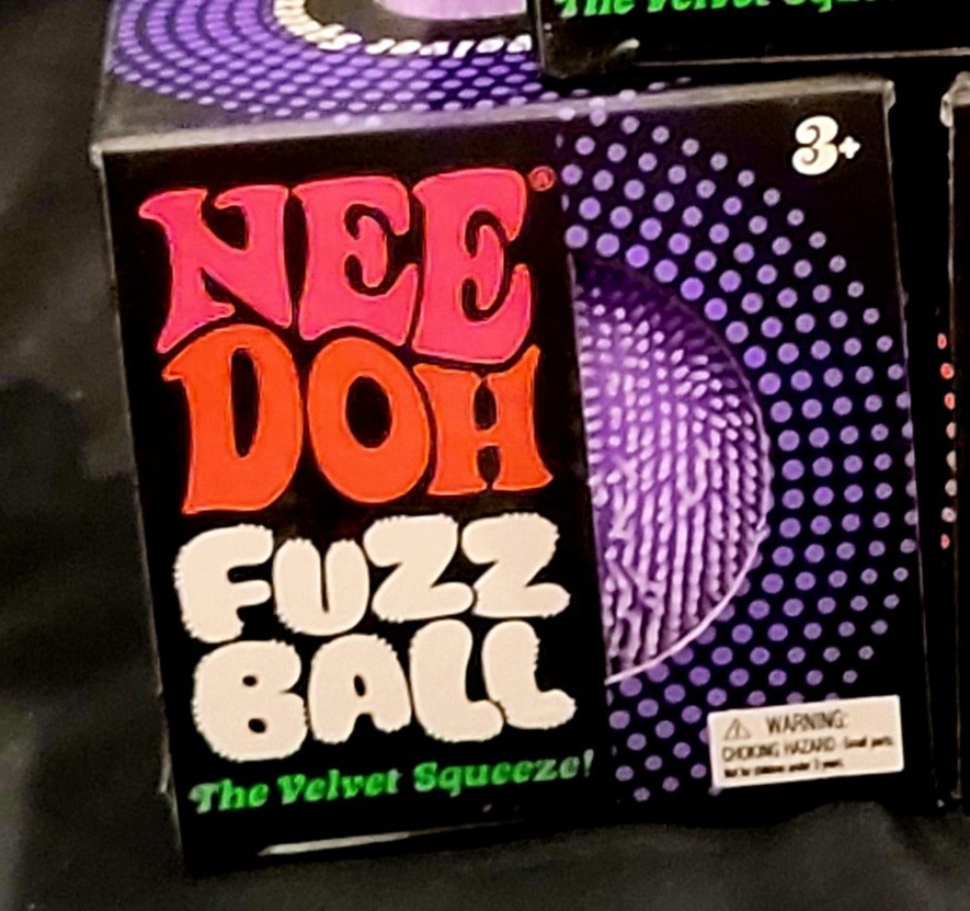 NEE-DOH FUZZ BALL The Velvet Squeeze, All 5 Colors Available 💚🧡💙$15 EACH