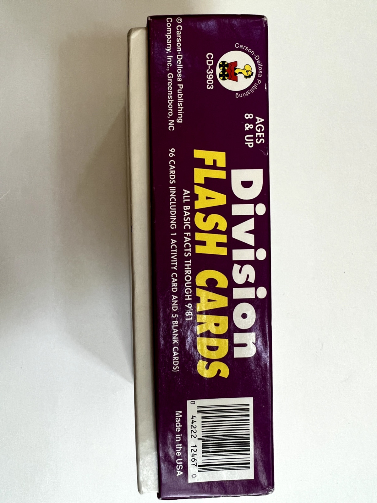 Division Flash Cards Game Ages 8 and up, Ships Fast!
