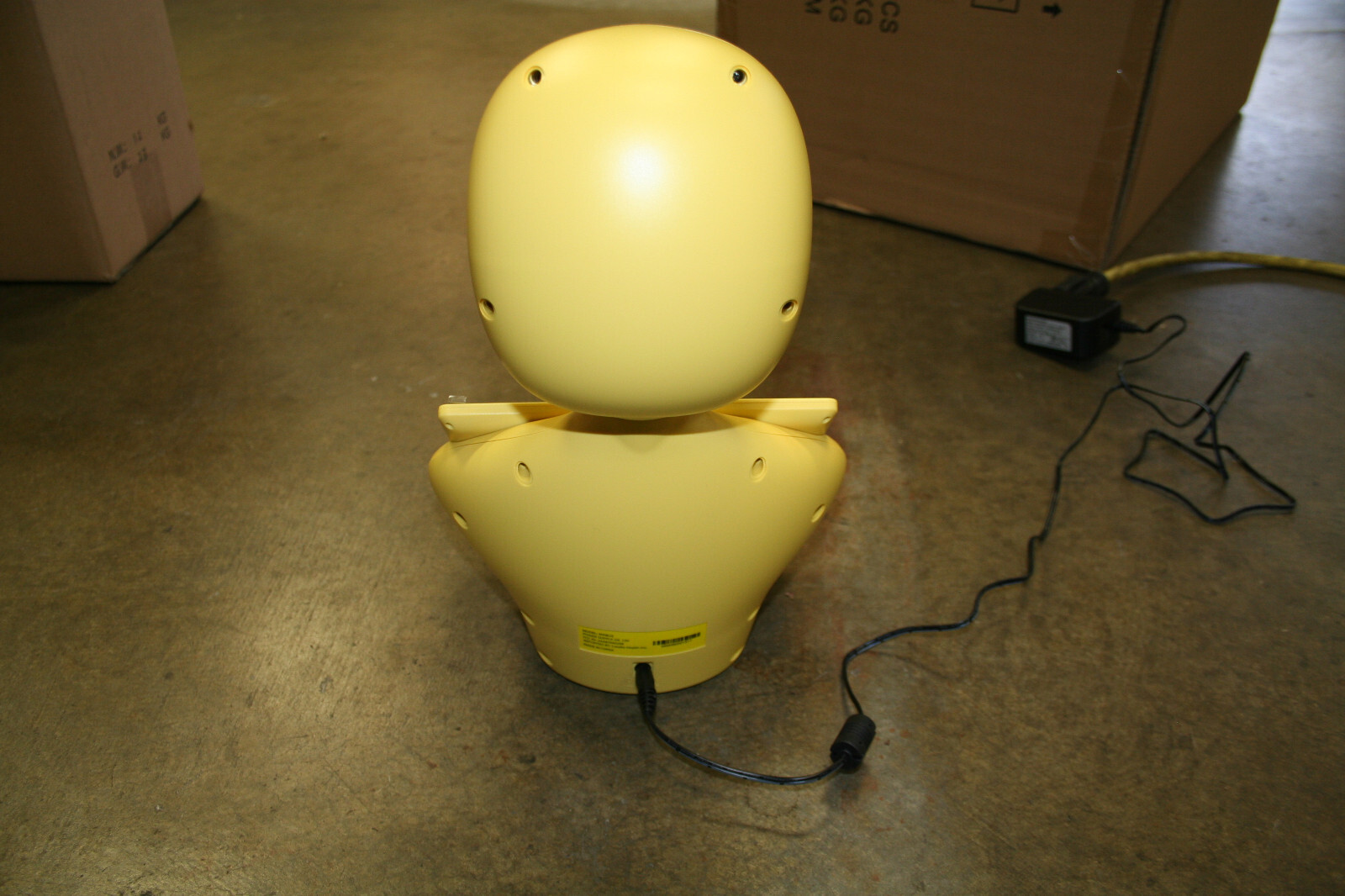 DIY Yellow Robot Boy – Mabu 2 Catalia Health Interactive Healthcare AI as-is