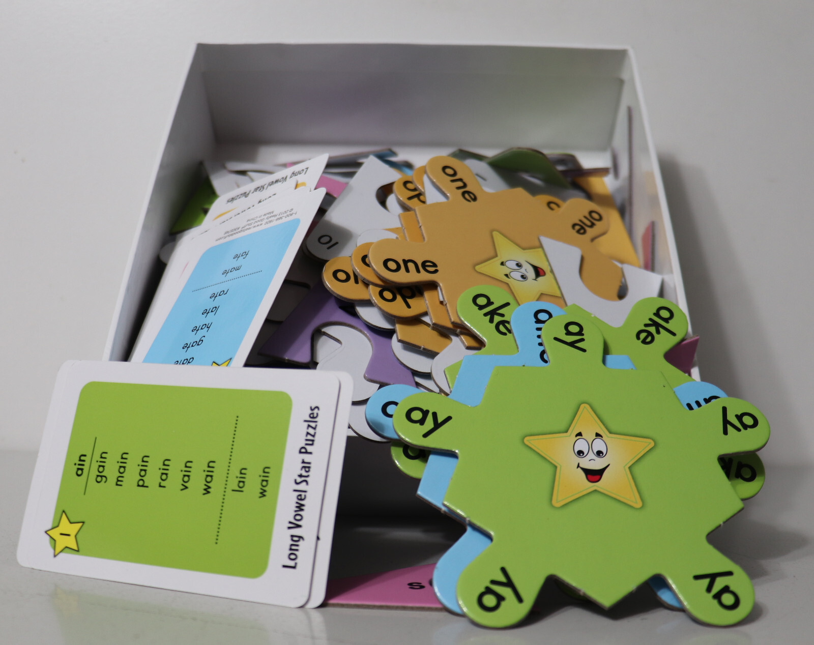 Star Puzzles Long Vowel Word Families Really Good Stuff