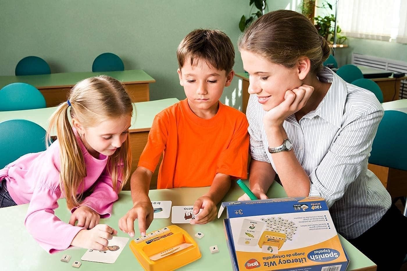 Spanish Literacy Wiz Spelling Game – Espanol Lower Case 60 Flash Cards – Pres…