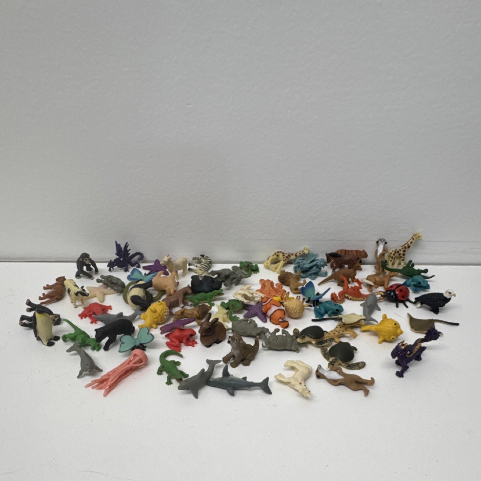 20+ Assorted Small Animal Educational Toy Figures Lot for Ages 4-11