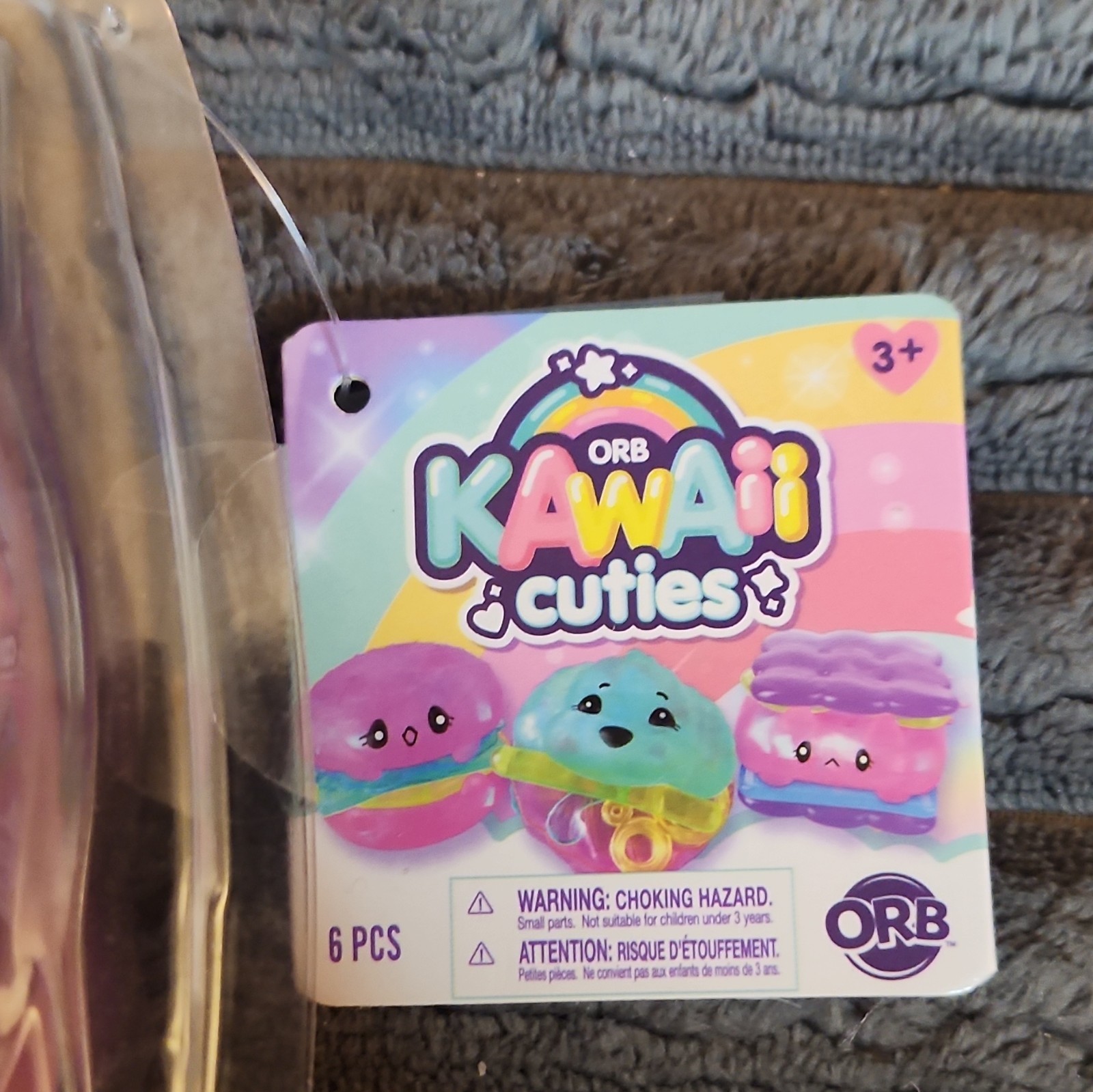 ORB Kawaii Cuties Kitten Squeezable Stress Reliever Sensory Toy 6pc Age 3+