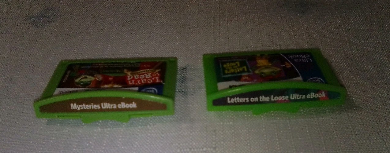 Leap Frog LeapPad 2 Cartridge Lot Learn To Read Mysteries/Letters On The Loose