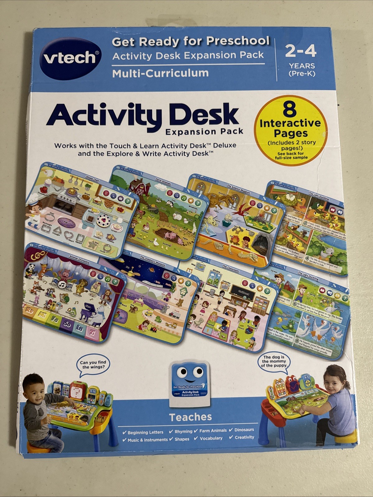 VTech Touch And Learn Activity Desk Deluxe Expansion Pack – Get Ready For May
