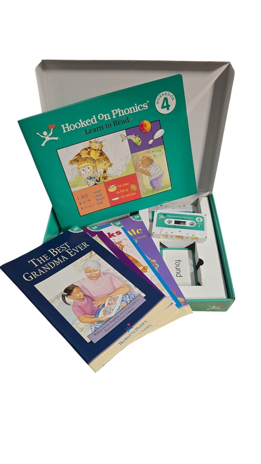 Hooked on Phonics Learn to Read Levels 1-5 INCOMPLETE SET | Vintage 1998 Tapes