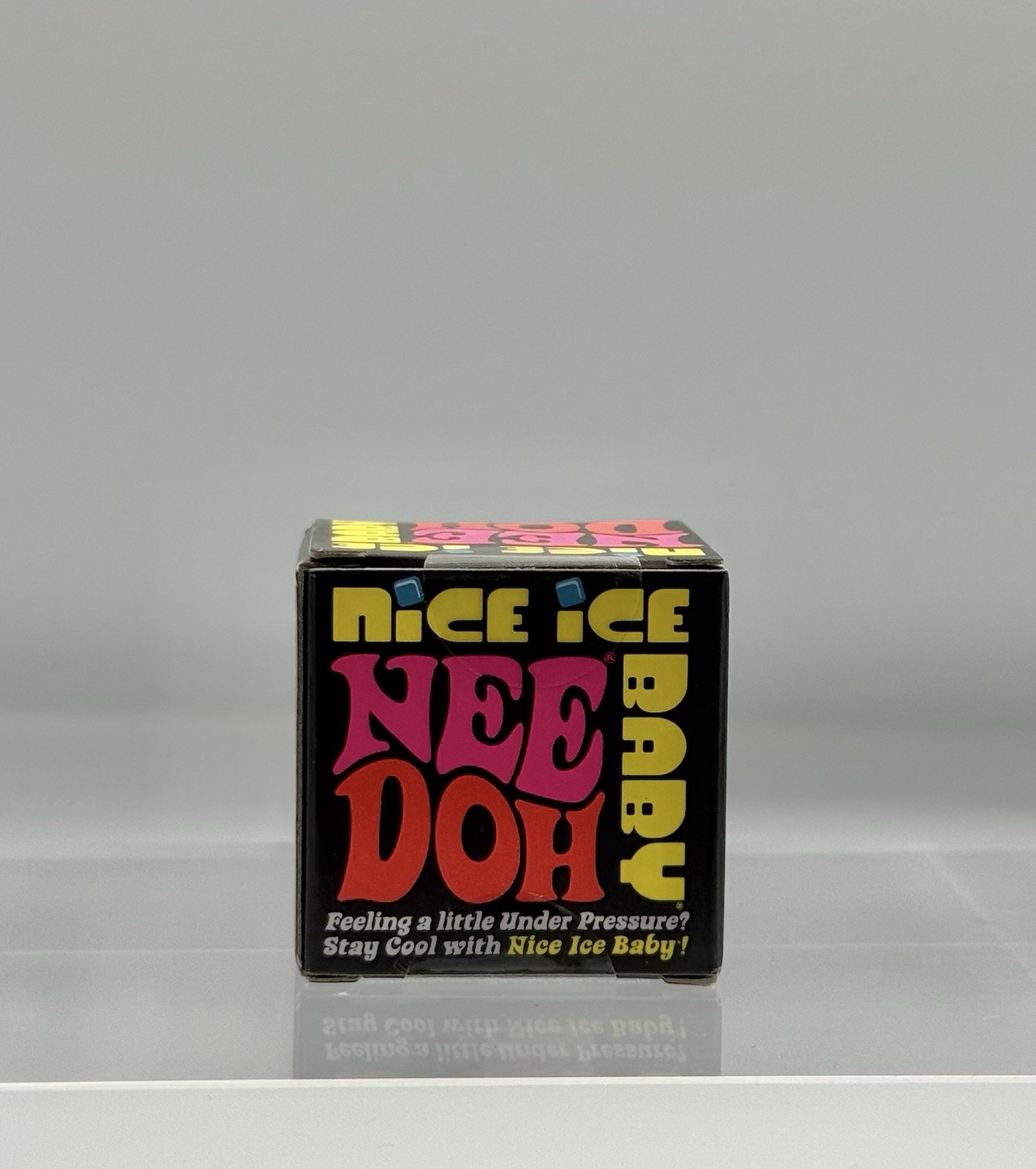 Needoh Squishy Nice Ice Baby Viral CUBE BRAND NEW-IN BOX AUTHENTIC BLUE