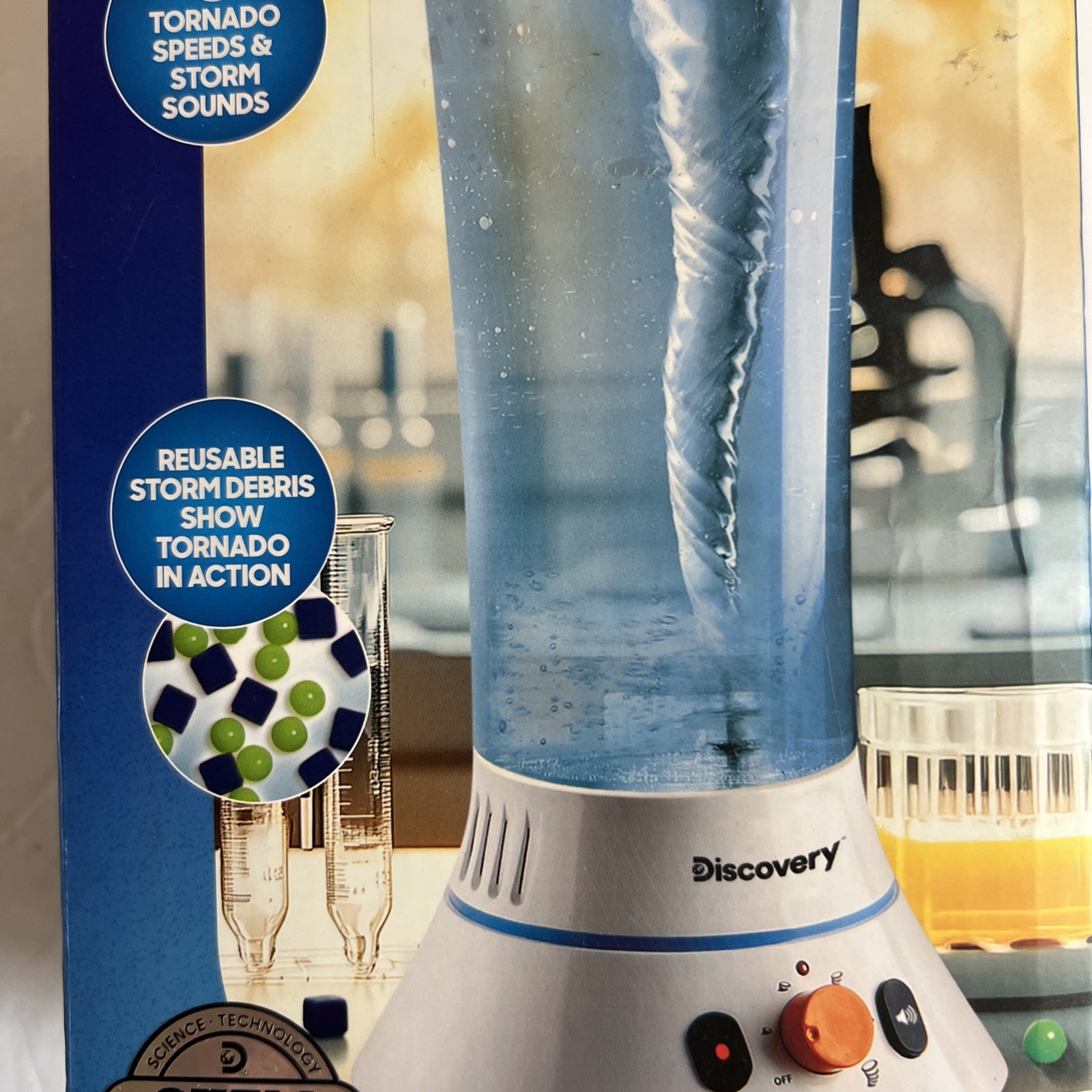 Discovery Mindblown Tornado Lab 5-Speed STEM Experiment Kit Ages 6+
