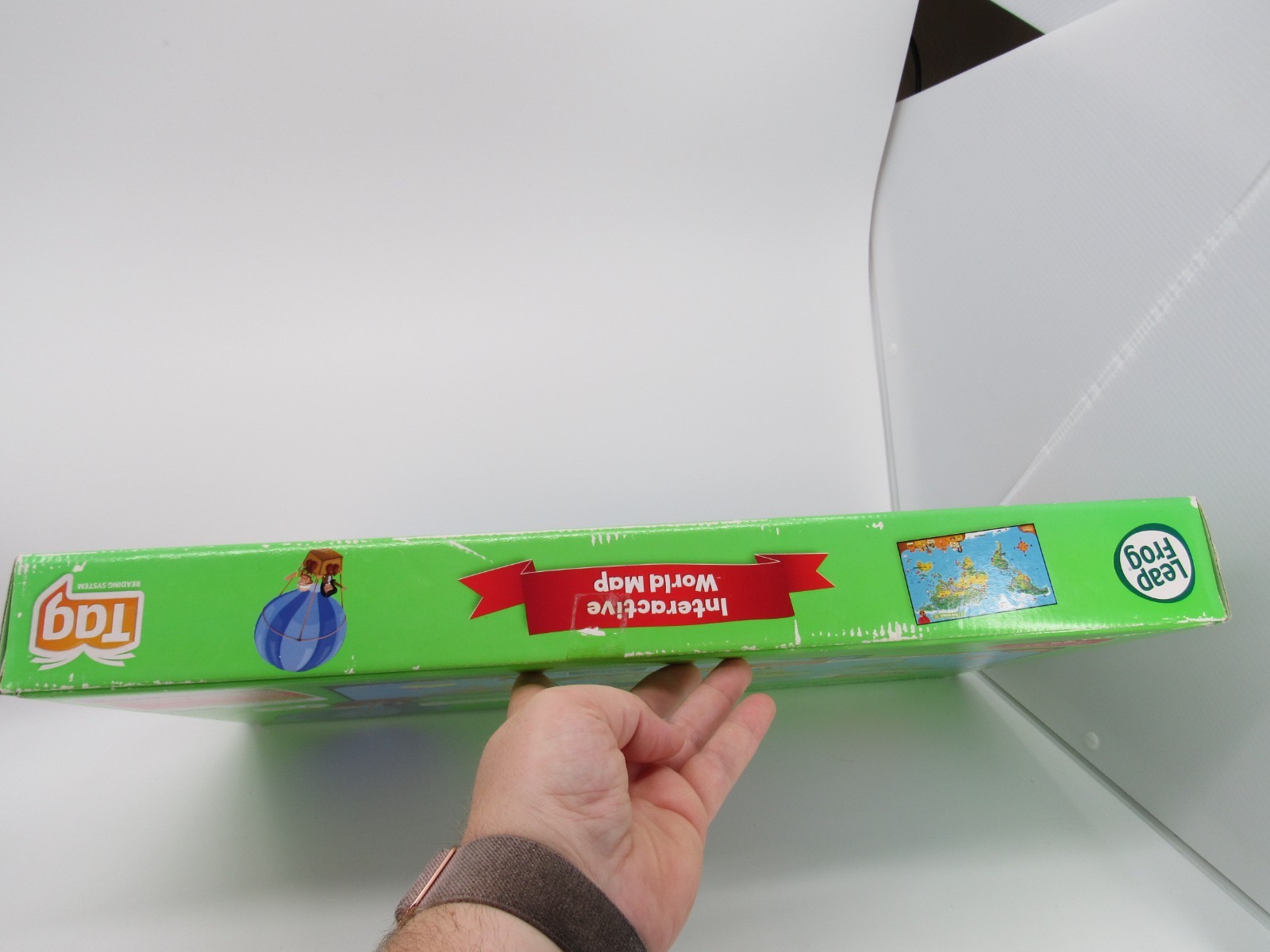 Leap Frog Interactive World Map 2 Sided Tag Read System Pen Included