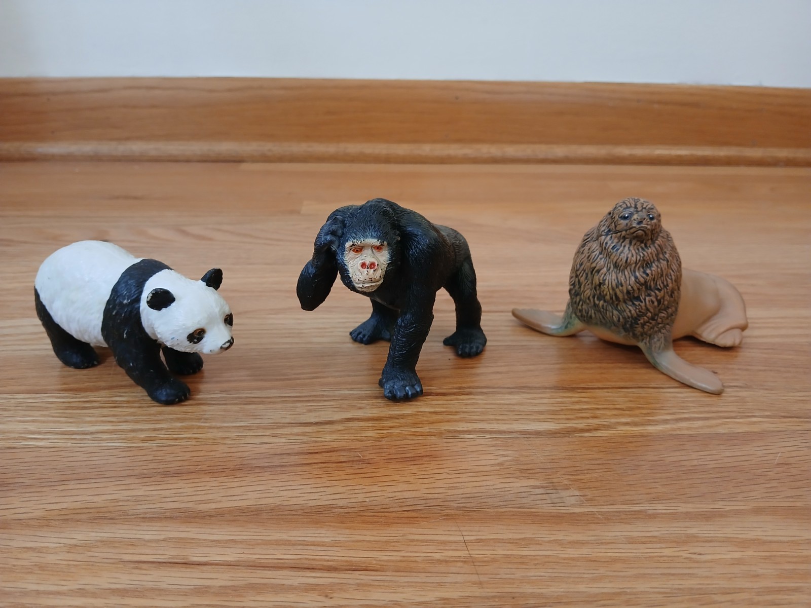 Vintage Vinyl Toy Animal Figures Lot of 14 Jungle Desert Sea AAA Playskool READ