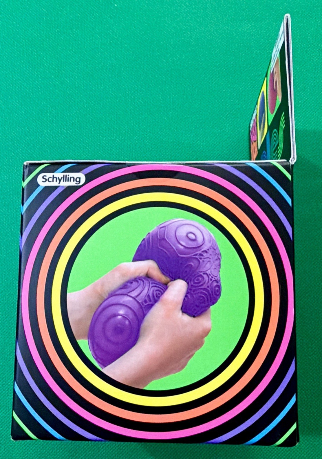 Schylling Super Mega NeeDoh Ripples Green Tactile Squeeze Toy Viral TikTok