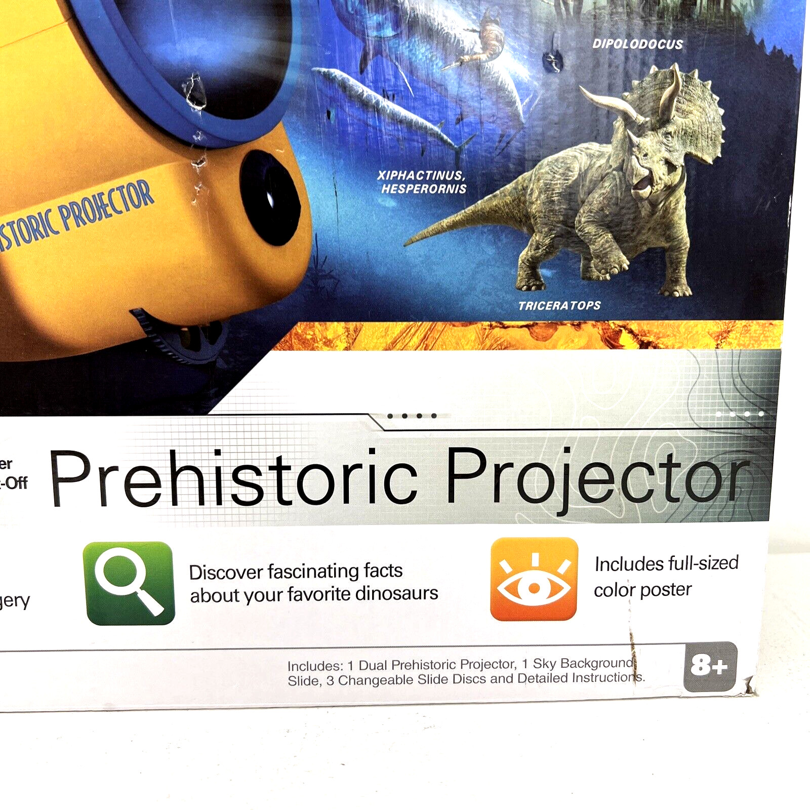 Smithsonian Jurassic World Dominion Prehistoric Dinosaur Room Projector Science
