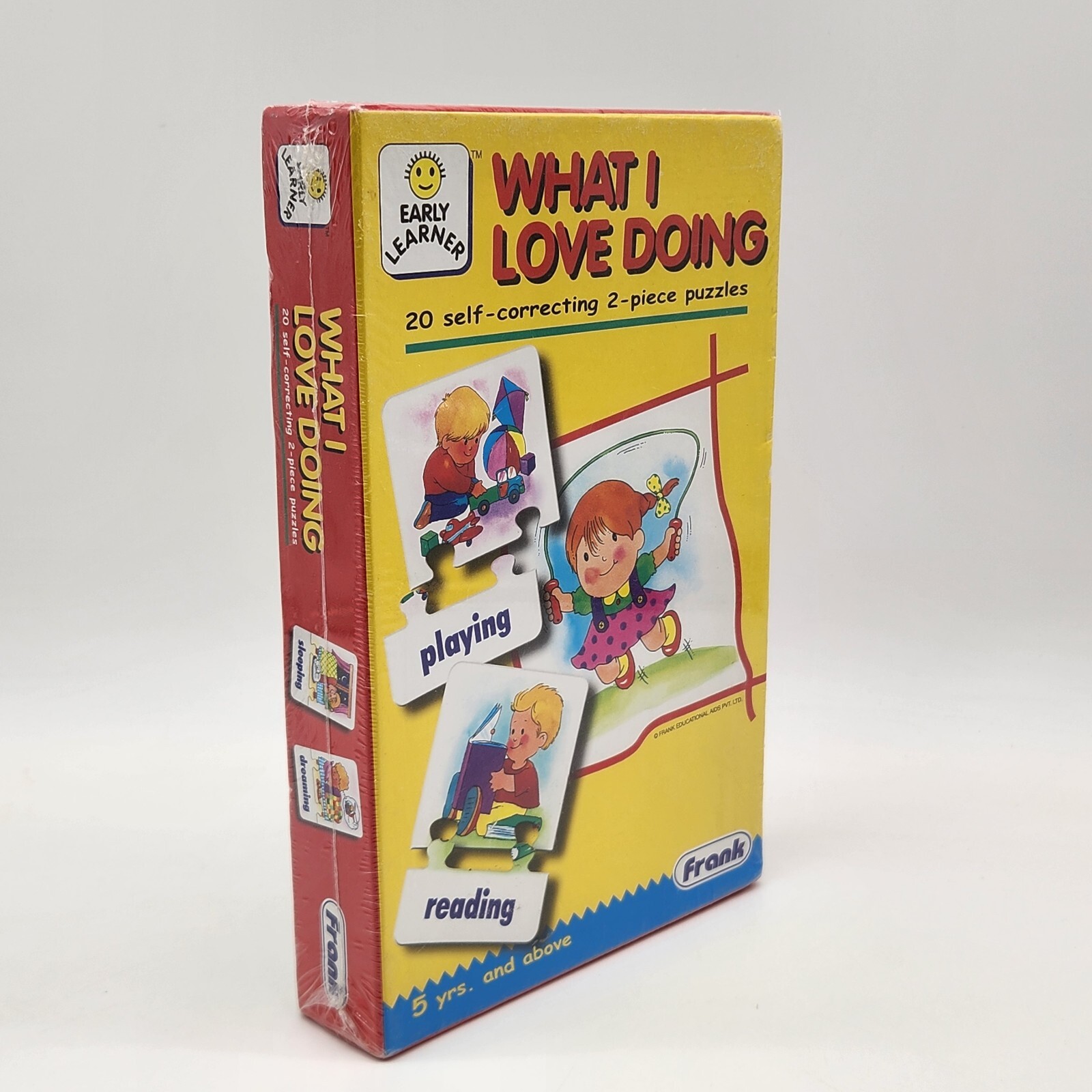 Early Learning Frank What Do I Love Doing 20 Self-Correcting 2 Piece-Puzzles