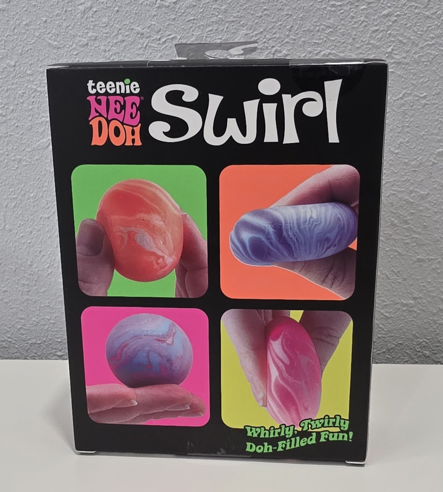 NEEDOH Teenie Swirl 4-pack Squishy Stress Balls Sealed In Hand Ready To Ship