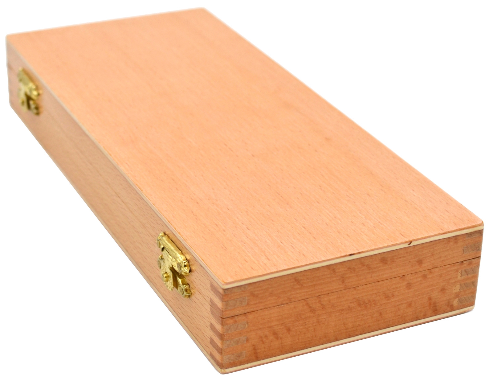 Wooden Slide Box for 50 slides, with Latches- Fits 75x25mm Slides