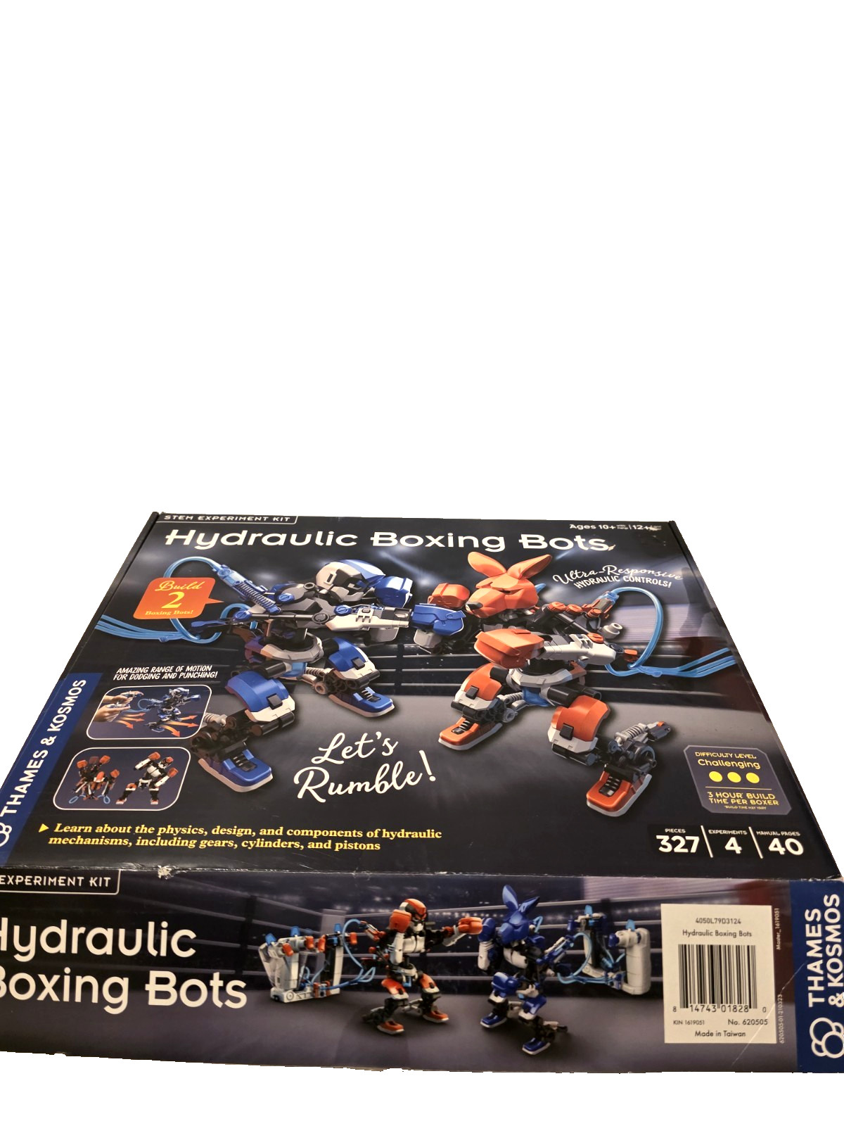 Thomas & Kosmos HYDRAULIC BOXING BOTS Stem Experiment Kit- BRAND NEW