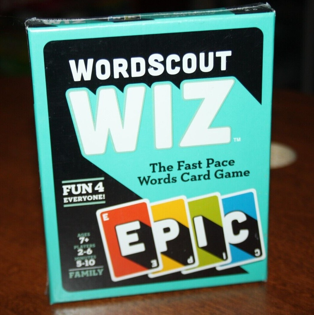 WordScout Wiz – The Fast-Paced Words Card Game – Family Play Forever 2017