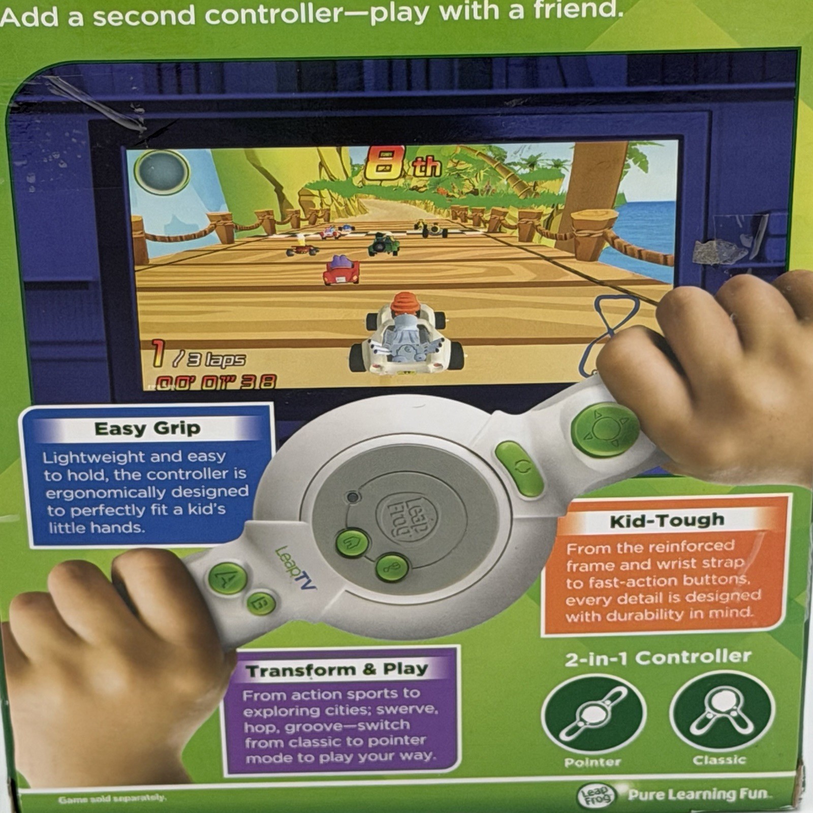 LeapTV Transforming LeapFrog Controller Gaming System Leap TV Video Game Remote