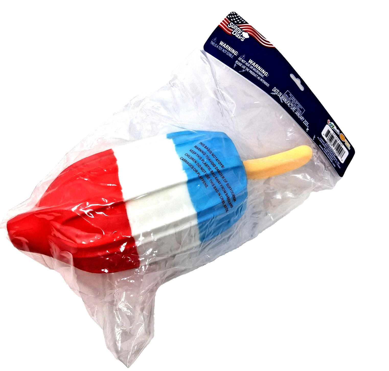 Sunny Days Jumbo Squish Popsicle Squishy Sensory Fidget Stress Toy Fun New