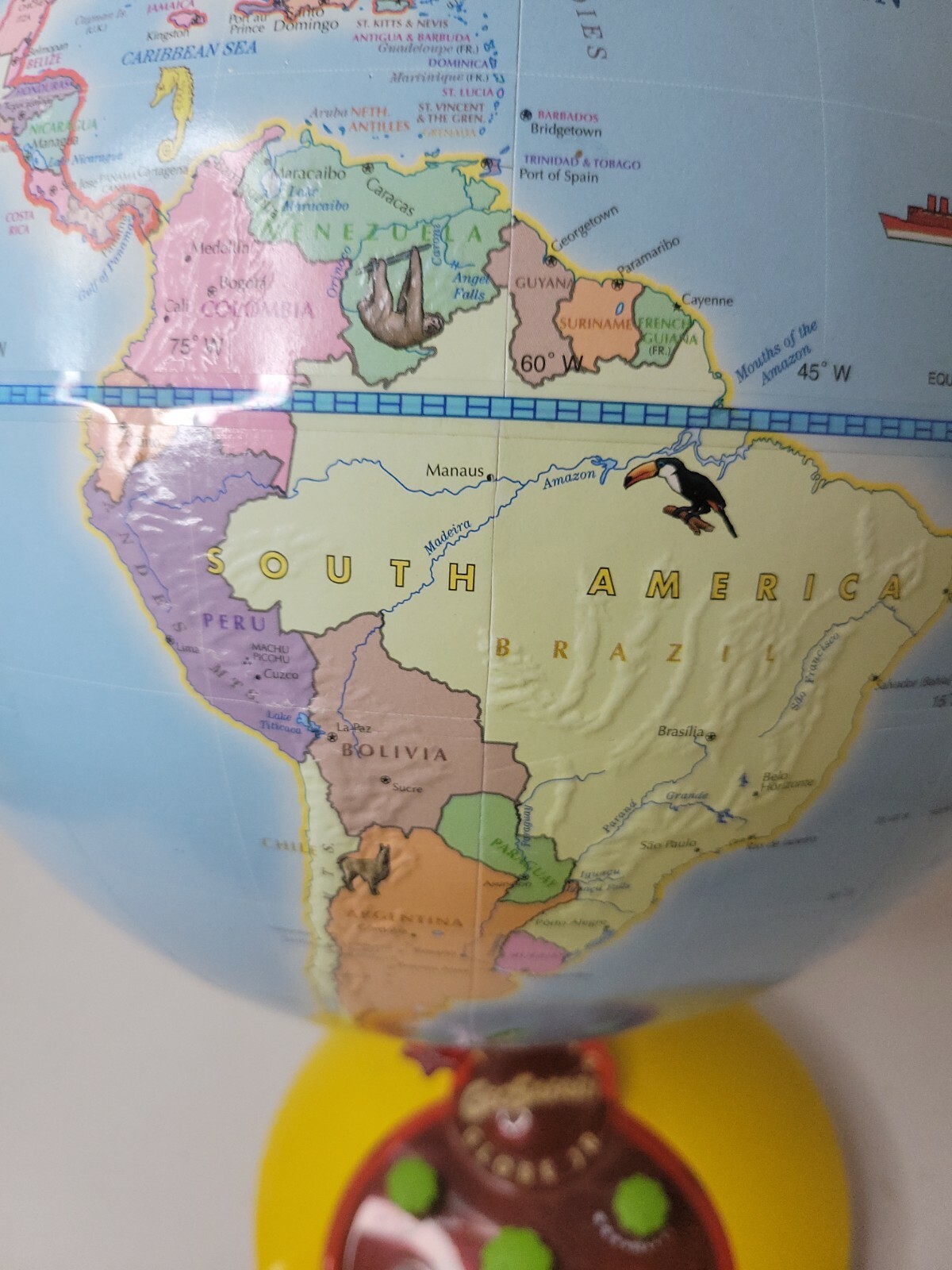 Geosafari Talking Interactive Globe – Tested~ Works