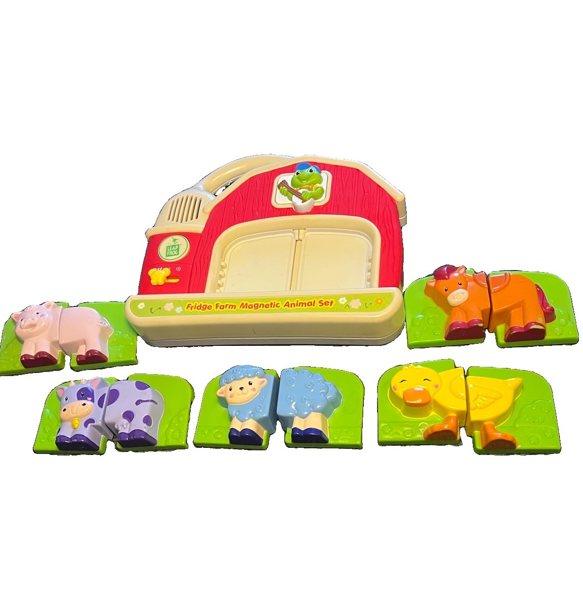 LeapFrog FRIDGE FARM MAGNETIC ANIMALS Complete Set Works Perfectly!