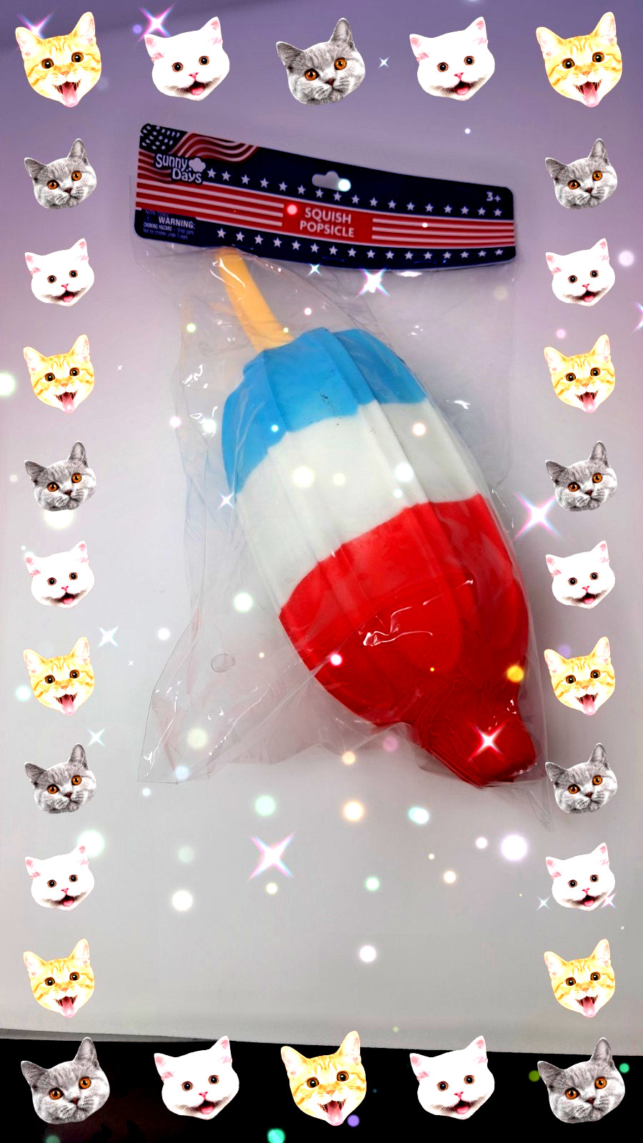 Sunny Days Jumbo Squish Popsicle Squishy Sensory Fidget Stress Toy Fun New