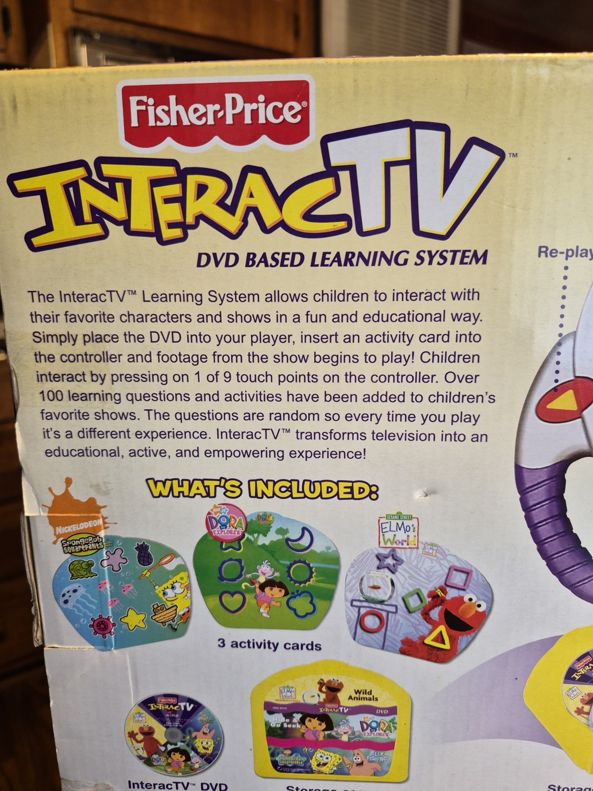 New Fisher-Price InteracTV DVD Based Learning Video Gaming System