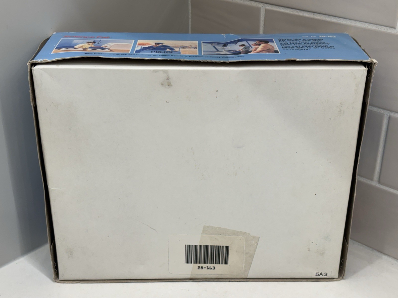VTG Science Fair AM VHF Monitor Radio Kit 28-163 With Box Manual Earphone Wire