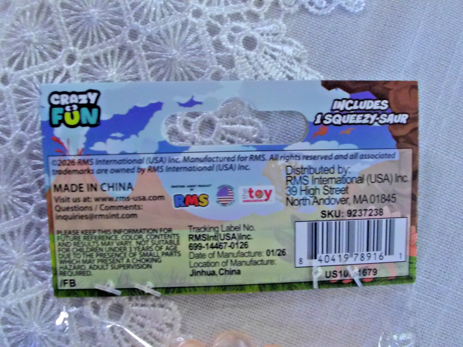 Sunny Days Jumbo Squeezy Strawberry, Toymendous CHEESE Squishy 3 SQUEEZY-SAURS