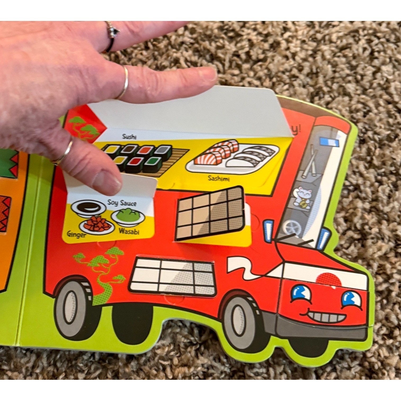 Duopress Food Trucks Lift-A-Flap & My Foodie ABC