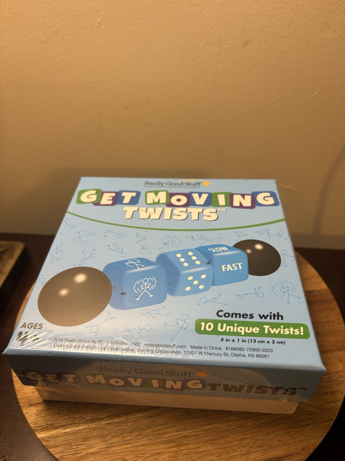 Really Good Stuff Get Moving Twists NEW sealed Classroom Activity Dice Game 4+